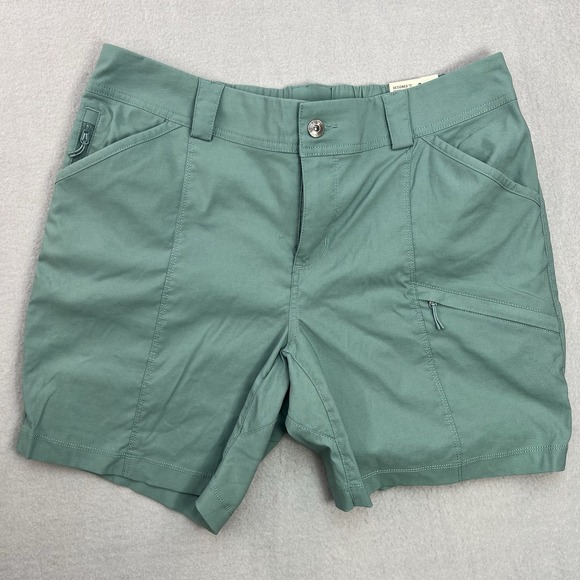 Duluth Trading Co Pants - NEW Duluth Trading Co Womens Size 12 Dry on the Fly 7" Shorts Teal Blue